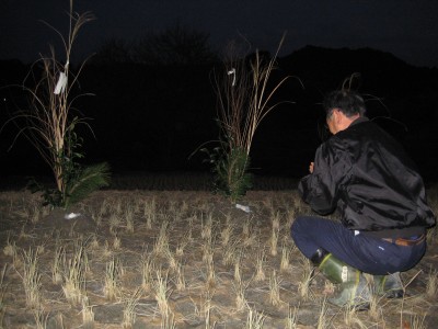 田の神を迎える田打講