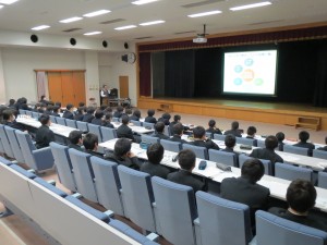 常葉菊川中学出張授業