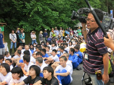 テレビ取材