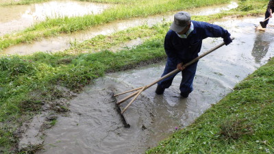 田植え前の大事な農作業「代掻き」