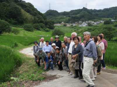 朝明町自然を守る会の皆さん