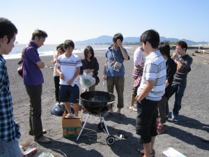 BBQ開始！